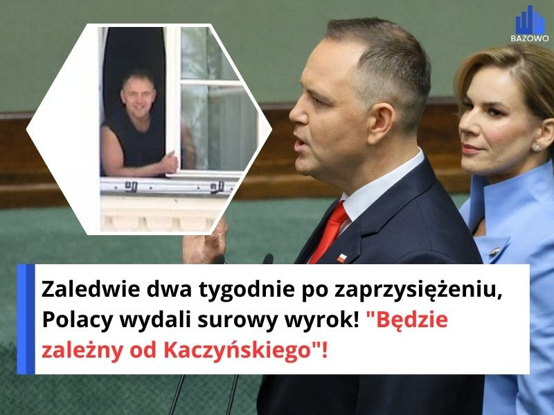 Zaledwie dwa tygodnie po zaprzysiężeniu, Polacy wydali surowy wyrok! "Będzie zależny od Kaczyńskiego"!