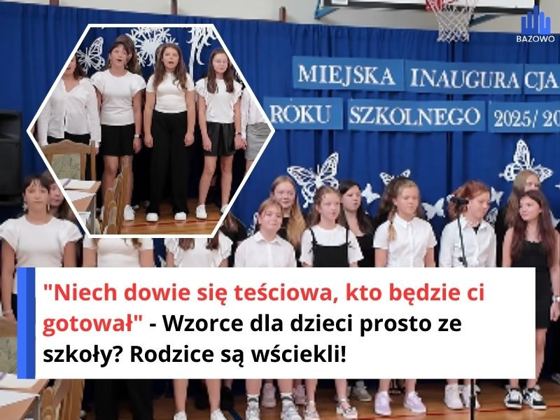 "Niech dowie się teściowa, kto będzie ci gotował" - Wzorce dla dzieci prosto ze szkoły? Rodzice są wściekli!