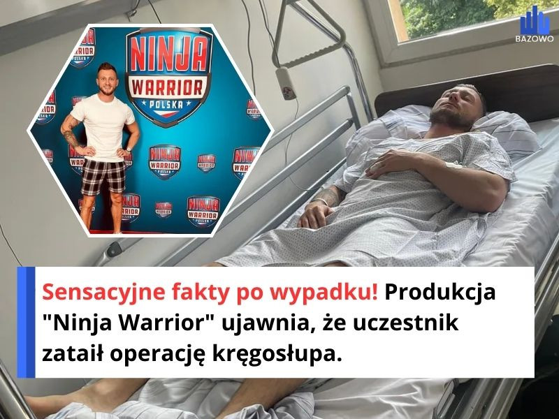 Sensacyjne fakty po wypadku! Produkcja "Ninja Warrior" ujawnia, że uczestnik zataił operację kręgosłupa.