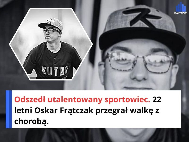 Odszedł utalentowany sportowiec. 22 letni Oskar Frątczak przegrał walkę z chorobą.